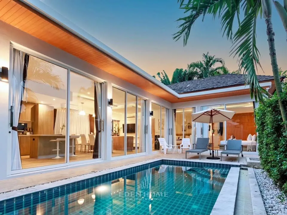 Exclusive Modern Pool Villa Near Naiharn Beach