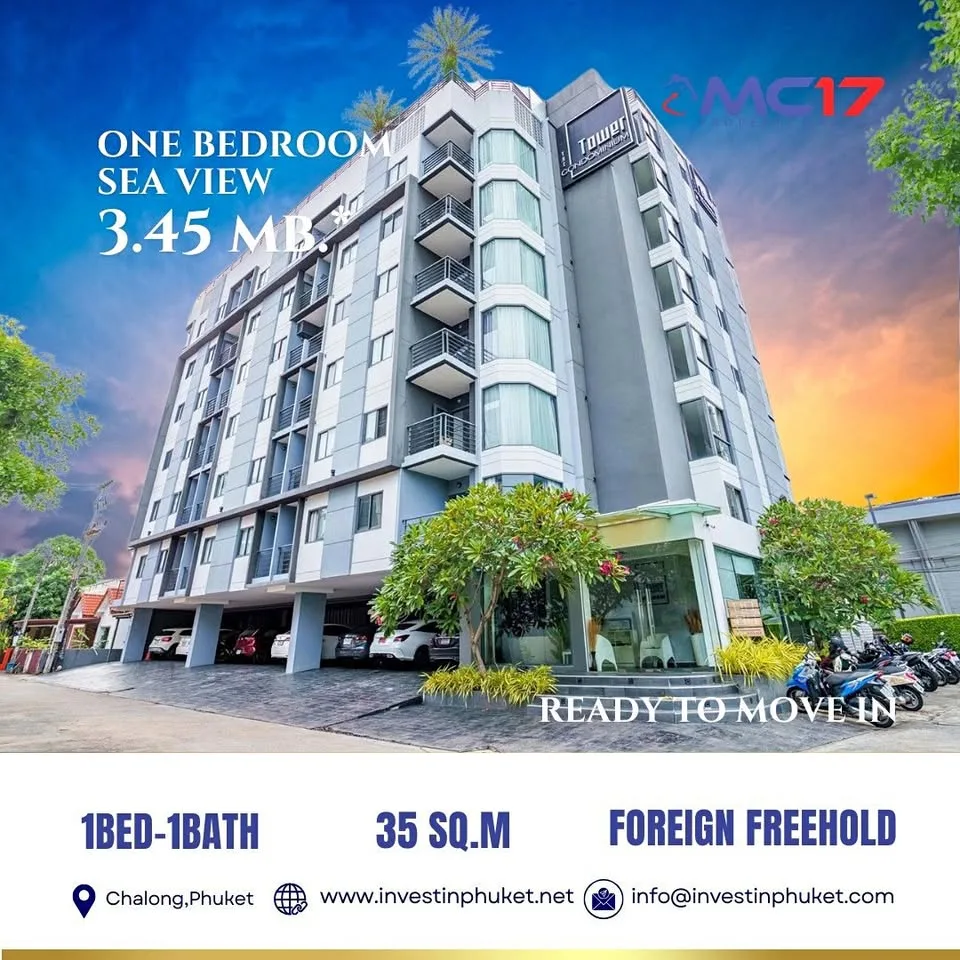 1 Bedroom Sea View Condo in Chalong, Phuket