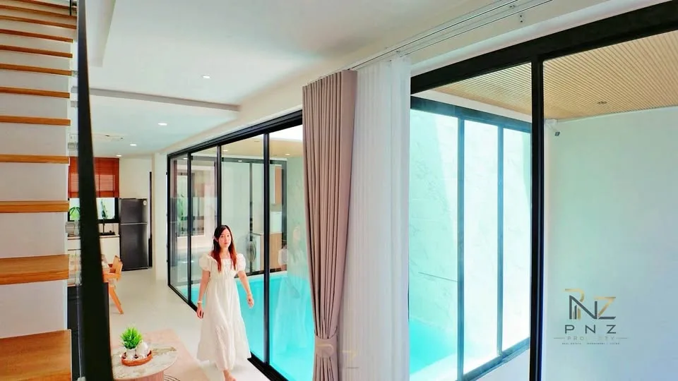 Villa moderne 3 chambres avec piscine privée à Pasak, Cherngtalay