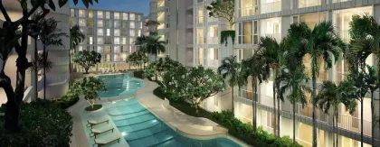 2-комнатная квартира с 2 ванными в The Base Downtown Phuket
