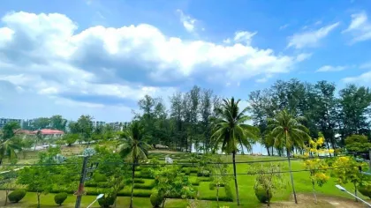 1-спальная квартира с видом на озеро в Sky Park Laguna Phuket