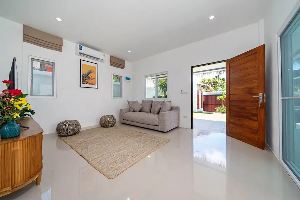Villa avec piscine près de la plage de Rawai - 2 chambres, 2 salles de bains