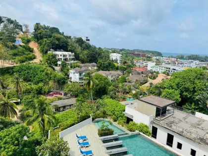 Appartement studio 1 chambre avec vue sur la jungle et la mer à Karon Beach