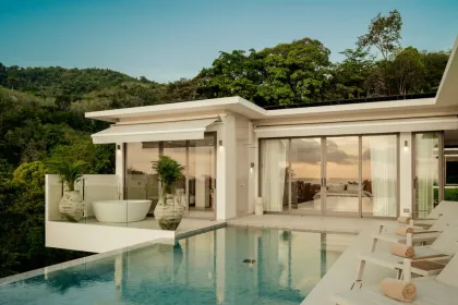 Luxusvilla mit Meerblick, 3 Schlafzimmer, 4 Bäder in Naithon Phuket