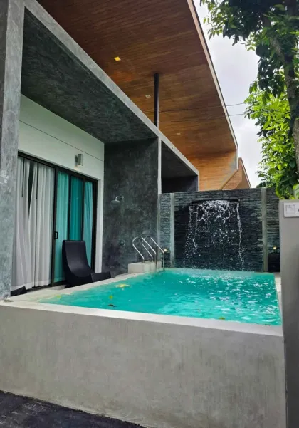 Villa moderne 2 chambres avec piscine privée à The 8 Pool Villa Chalong