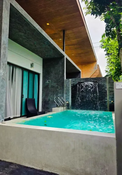 Villa moderne 2 chambres avec piscine privée à The 8 Pool Villa Chalong