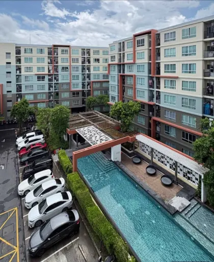 1-комнатная квартира с видом на бассейн в D Condo Kathu Patong