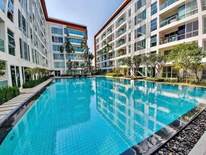 2 спальни, 2 ванны — квартира в The Breeze Hua Hin с видом на бассейн и море