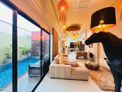 Villa élégante 2 chambres avec piscine à Rawai, Phuket