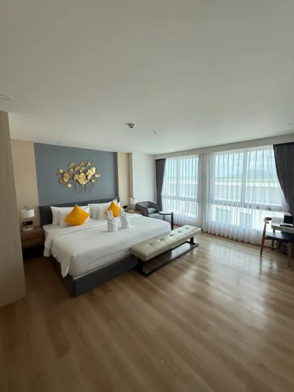 Роскошная двухэтажная 1-комнатная квартира в Wyndham Rawai