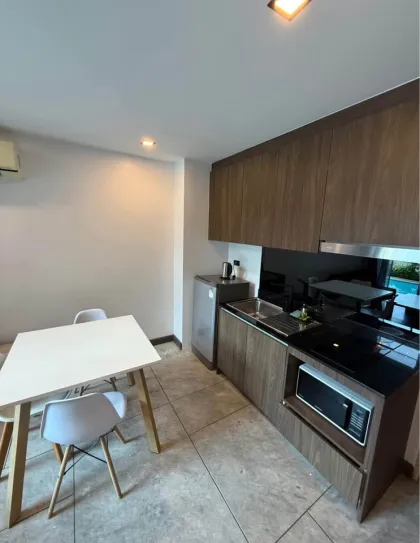 Просторная 1-комнатная квартира в Utopia Loft с видом на бассейн в Раваи