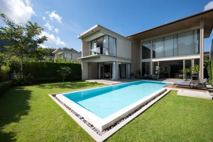 Villa de lujo con piscina y 4 habitaciones en Bang Tao