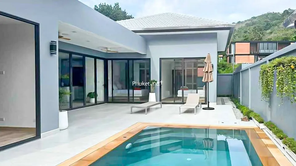 Villa indépendante cosy 3 chambres avec piscine privée à Chalong