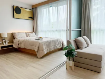 คอนโดมิเนียมห้อง 1 ห้องนอน รีโนเวทใหม่ ที่ The Wide ใจกลางภูเก็ต
