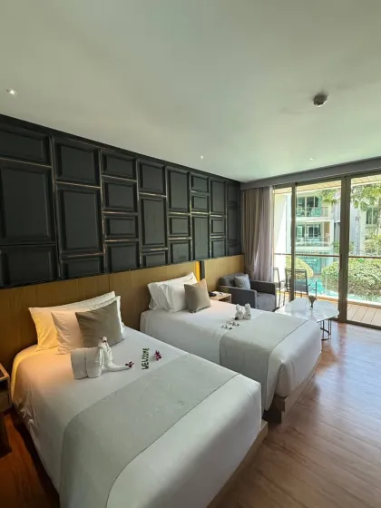 Luxuriöse 1-Zimmer-Wohnung mit Poolzugang im Wyndham Grand Nai Harn