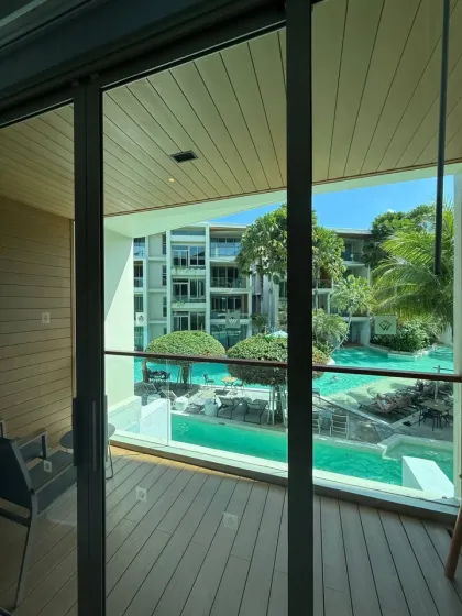 Luxuriöse 1-Zimmer-Wohnung mit Poolzugang im Wyndham Grand Nai Harn