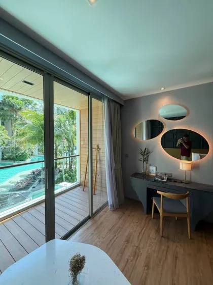 Luxuriöse 1-Zimmer-Wohnung mit Poolzugang im Wyndham Grand Nai Harn