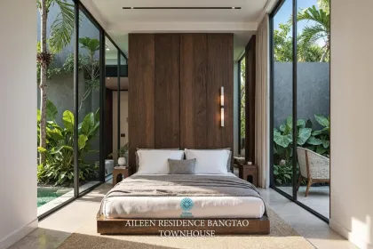 Maison de Ville Moderne 3 Chambres avec Piscine Privée près de Laguna Phuket