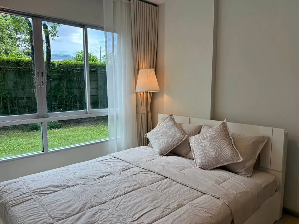 Apartamento amueblado 1 hab 1 baño con vista al jardín