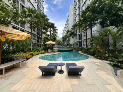 Апартаменты с 1 спальней и видом на бассейн в D Condo Reef Kathu