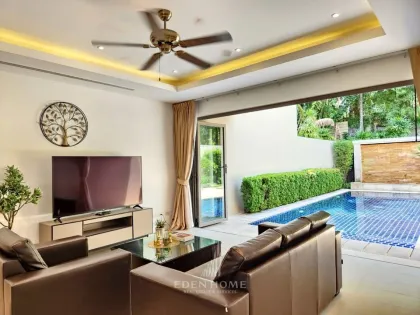 Luxury 2-Bedroom Modern Tropical Pool Villa at The Harmony Villa