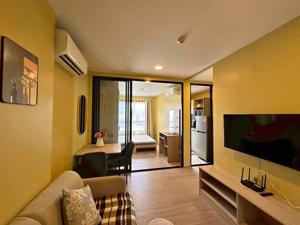 Bel appartement 1 chambre avec vue piscine au D Condo Reef Kathu