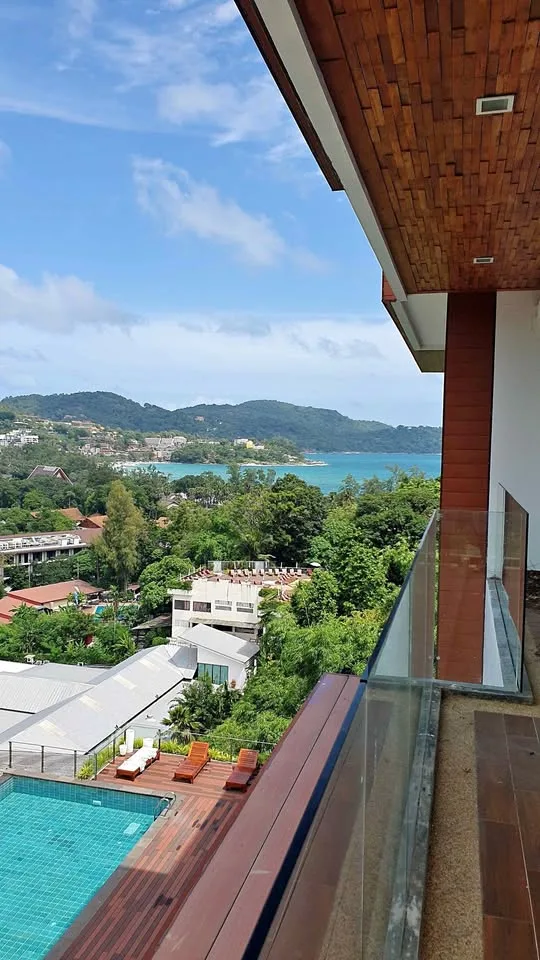 Sea View 2-Bedroom Corner Unit Near Karon & Kata Beaches