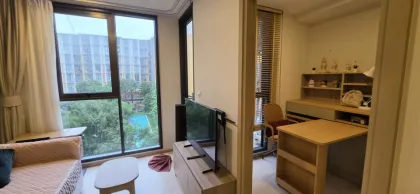 คอนโด 1 ห้องนอนใหม่พร้อมวิวสระว่ายน้ำที่ The Base Rise ภูเก็ต