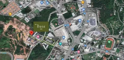 คอนโด 1 ห้องนอนใหม่พร้อมวิวสระว่ายน้ำที่ The Base Rise ภูเก็ต