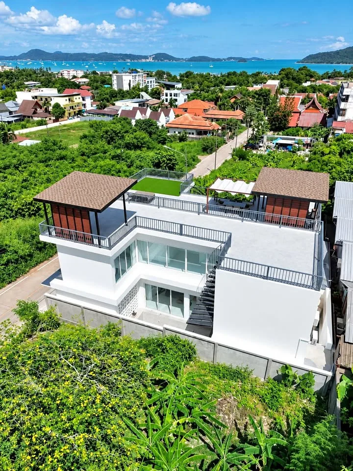 Luxury 3-Storey Pool Villa with Sea View in Rawai