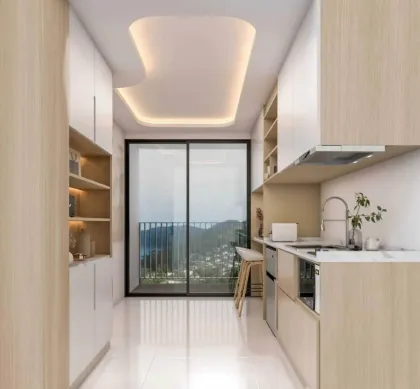Nouveau condo 1 chambre proche mer à Kamala, Phuket