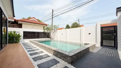 Villa familiale confortable 3 chambres avec piscine privée à Phuket Town