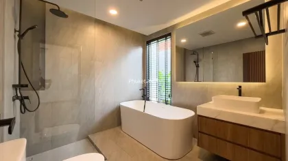 Villa familiale confortable 3 chambres avec piscine privée à Phuket Town
