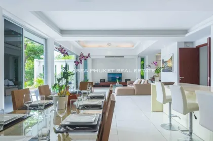 Refined 4-Bedroom Seaview Pool Villa in Layan, Phuket