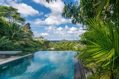 Refined 4-Bedroom Seaview Pool Villa in Layan, Phuket