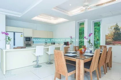 Refined 4-Bedroom Seaview Pool Villa in Layan, Phuket
