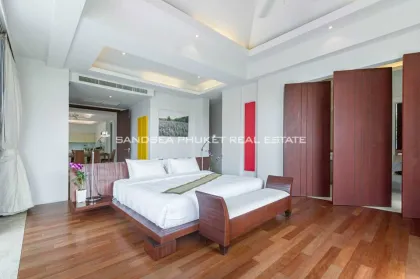 Refined 4-Bedroom Seaview Pool Villa in Layan, Phuket