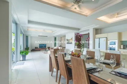 Refined 4-Bedroom Seaview Pool Villa in Layan, Phuket