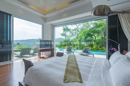 Refined 4-Bedroom Seaview Pool Villa in Layan, Phuket