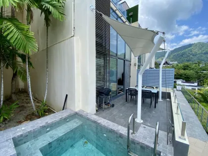 เพนท์เฮาส์ 2 ห้องนอน พร้อมวิวทะเลที่ Indochine Resort, ป่าตอง
