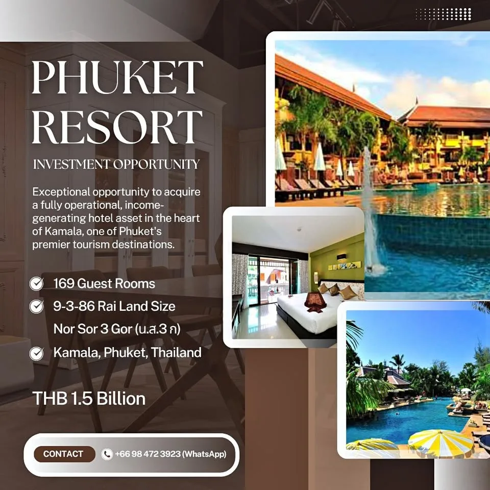 Oportunidad de inversión en resort hotelero en Kamala, Phuket