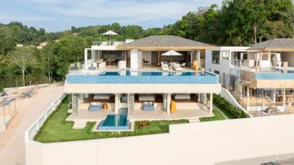 Villa avec piscine privée et vue mer à Layan, Phuket