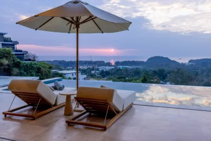 Villa avec piscine privée et vue mer à Layan, Phuket