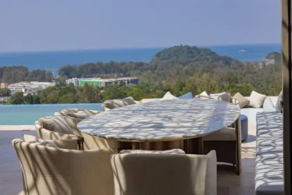 Villa avec piscine privée et vue mer à Layan, Phuket