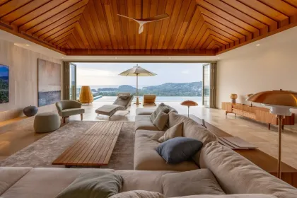 Villa avec piscine privée et vue mer à Layan, Phuket