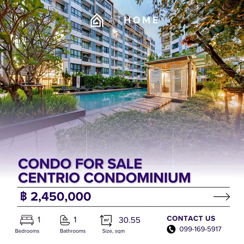 1-Bedroom Condo for Sale at Centrio Condominium, Phuket