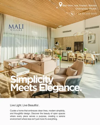 Luxury 3-Bedroom Smart Pool Villa at Mali Villas, Cherngtalay