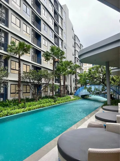 คอนโด 1 ห้องนอน วิวสระน้ำที่ D Condo Reef Kathu ภูเก็ต
