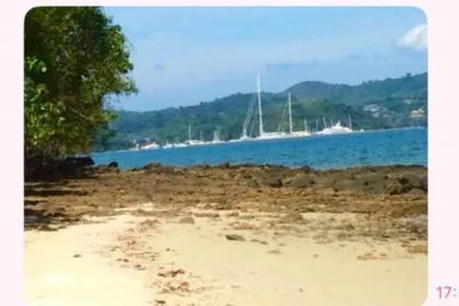 Terreno Exclusivo Frente al Mar en Venta en Ko Nakha Yai, Phuket