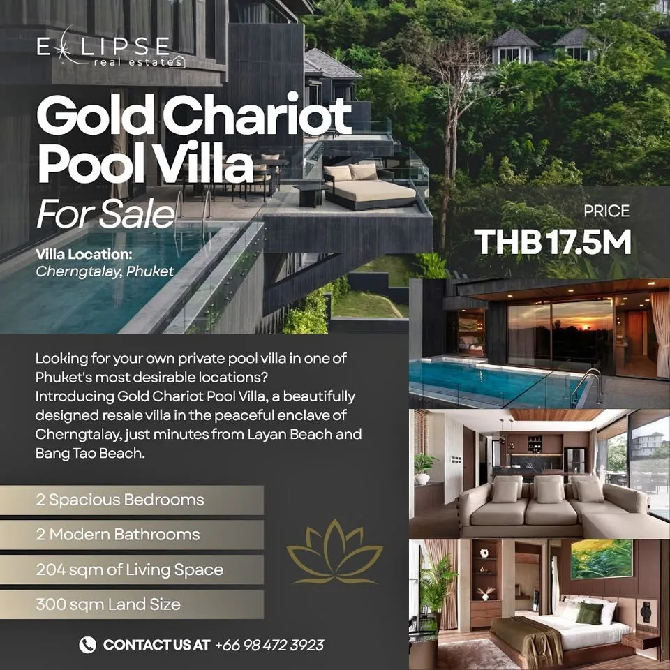 Gold Chariot Pool Villa zum Verkauf in Cherngtalay